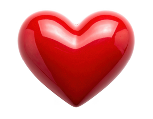 Heart icon isolated on white background