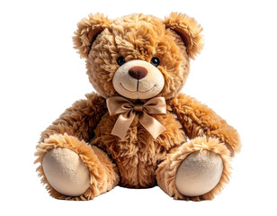 Soft toy teddy isolated
