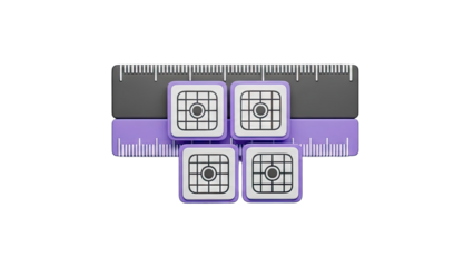 Rulers and Square Icons