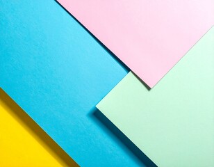 Abstract Geometric Colorful Paper Background with Diagonal Lines and Pastel Shades