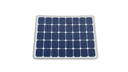 Solar Panel with Blue Cells