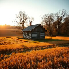 old house in the field