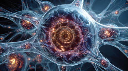 Cell membrane, 3D illustration