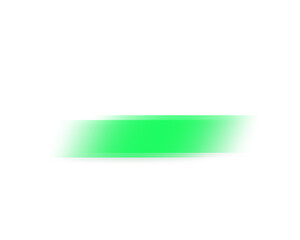 Obraz premium Bright green horizontal gradient rectangle on transparent background