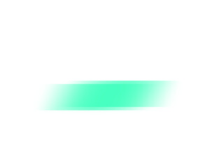 Abstract teal gradient bar on transparent rectangle shape