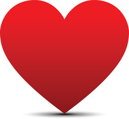 Heart shape design for love symbols, Set simple drawings heart symbols, valentines day related designs and frames, Red heart formed by Available in vector EPS format. editable vector file format.