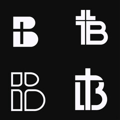 Collection of Modern B Letter and Cross Logo Designs for Christian Branding