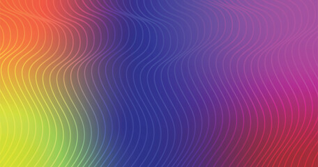 Obraz premium Abstract colorful rainbow background with geometric lines and a bright gradient spectrum pattern creates a vibrant vector art wallpaper texture