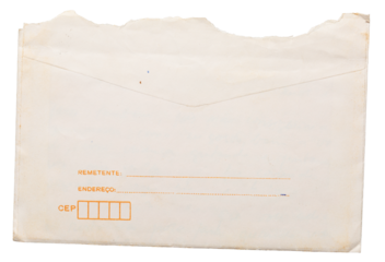 vintage antique postal and mail, envelope, grunge paper design png isolated on transparent background