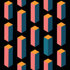 Seamless Abstract Geometric Pattern Design