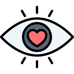 Love Eye Icon
