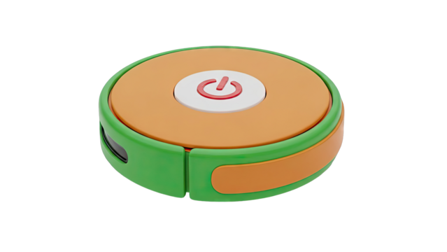 Robot Vacuum with Power Button - Powered by Adobe