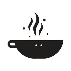 Professional Culinary Logo With Simple Frying Pan