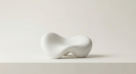 Soft White Product Photography Background with Gentle Shadows and Clean Space
