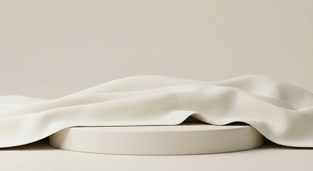 Soft White Product Photography Background with Gentle Shadows and Clean Space
