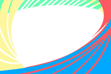 Abstract colorful wave background with flowing curved lines and dynamic shapes, creating a modern design with copy space for creative and business use.