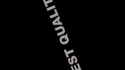 Best Quality Text in Gray on Black Background lettering