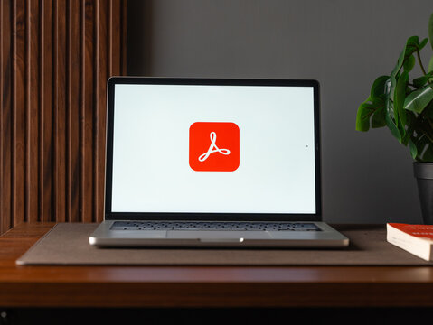 Adobe Acrobat Reader logo is displayed on the screen of a smartphone, in Bangalore, India, on January 06, 2026