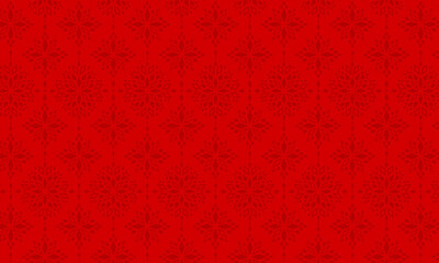 Red Geometric Pattern Background &ndash; Elegant Abstract Floral Motif Design
