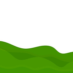 Obraz premium Spring Greenfield Landscape