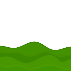 Obraz premium Spring Greenfield Landscape