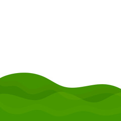 Obraz premium Spring Greenfield Landscape