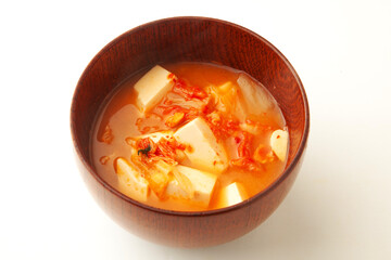 キムチ味噌汁