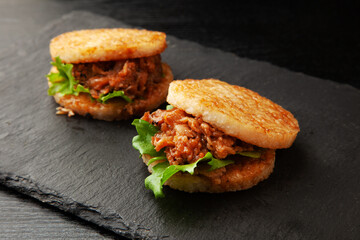 牛焼肉のライスバーガー