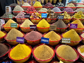 Spices And Seasonings In The Dubai Souk