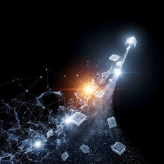 Career progress path illustration symbolizing advancement direction and professional journey