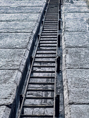 Ladder At The Douro River Locks