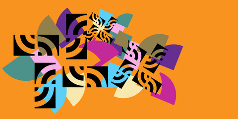  Illustration logo design template,nature Inspired Logo Design