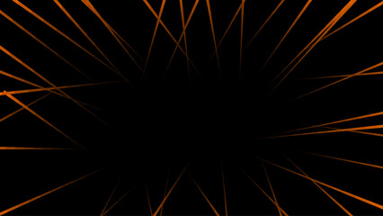 abstract orange lines on black background dynamic radial glow futuristic neon stripes energy burst high contrast digital art wallpaper seamless texture