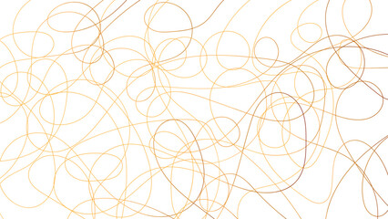 Abstract gold lines chaotic network on white background luxury golden threads geometric web modern minimalist seamless texture high resolution wallpaper