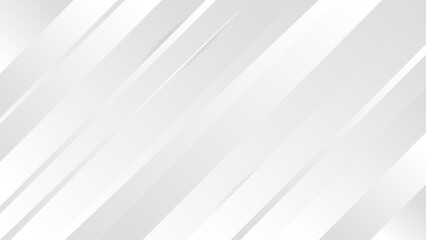 Minimalist Abstract Diagonal Stripes Background in Soft Gray Gradient - Modern Geometric Design