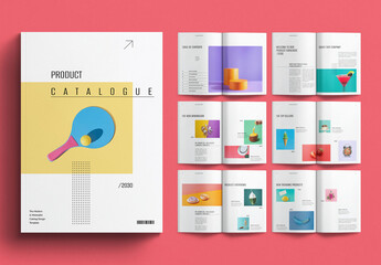 Product Catalogue Template Design Layout