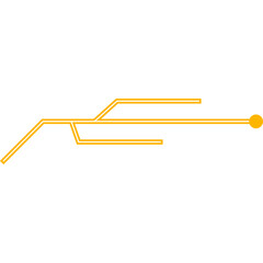 Futuristic Frame Neon Element 