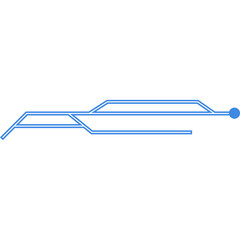 Futuristic Frame Neon Element 