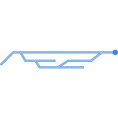 Futuristic Frame Neon Element 