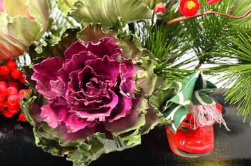 華やかなお正月飾り部分05