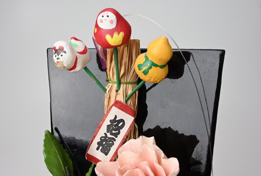 華やかなお正月飾り部分07