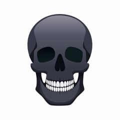 Obraz premium human skull vector illustration