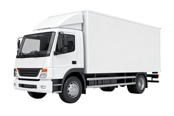 White Box Truck for Logistics and Delivery