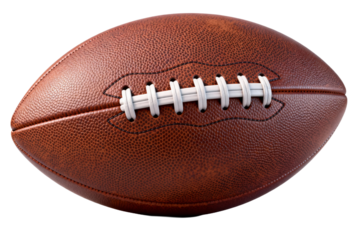 American Football Ball Isolated on White Background