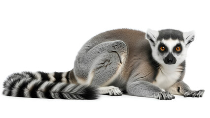 Fototapeta premium Realistic image of a melting animal with a surreal and unique form, sitting on a white surface against a clean white background, showing artistic melting textures and details.