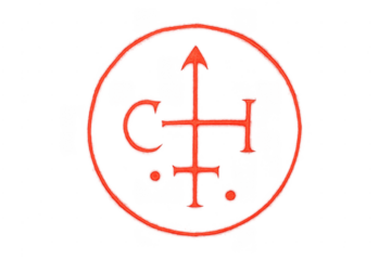 Sigil of lucifer red occult symbol transparent background