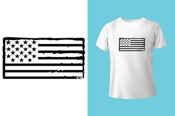 Land of the free because of the brave hand drawn american patriotic quote lettering. 4th of July day related calligraphy. Vector vintage illustration.