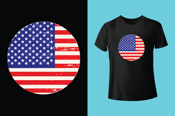 Land of the free because of the brave hand drawn american patriotic quote lettering. 4th of July day related calligraphy. Vector vintage illustration.