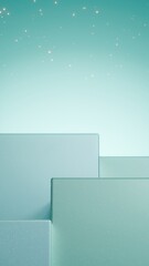 Minimalist Blue Product Display