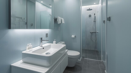 modern bathroom sink and faucet